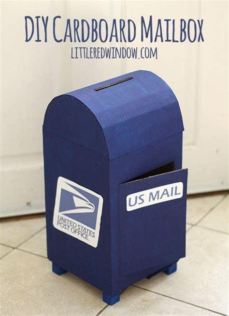 Cardboard Mailbox Template